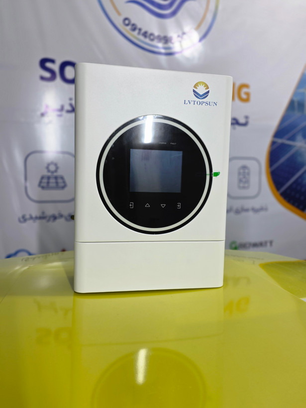 خرید و قیمت سانورتر۲۴ ولت خورشیدی ۴ کیلووات LVTOPSUN | ۴۰۰۰VA آفگرید هیبریدی